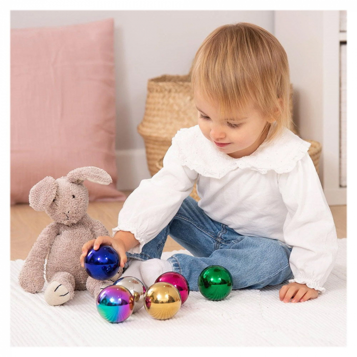 Mystery Balls, bile reflectorizante, 6 buc., TickiT, 0-5 ani [3]