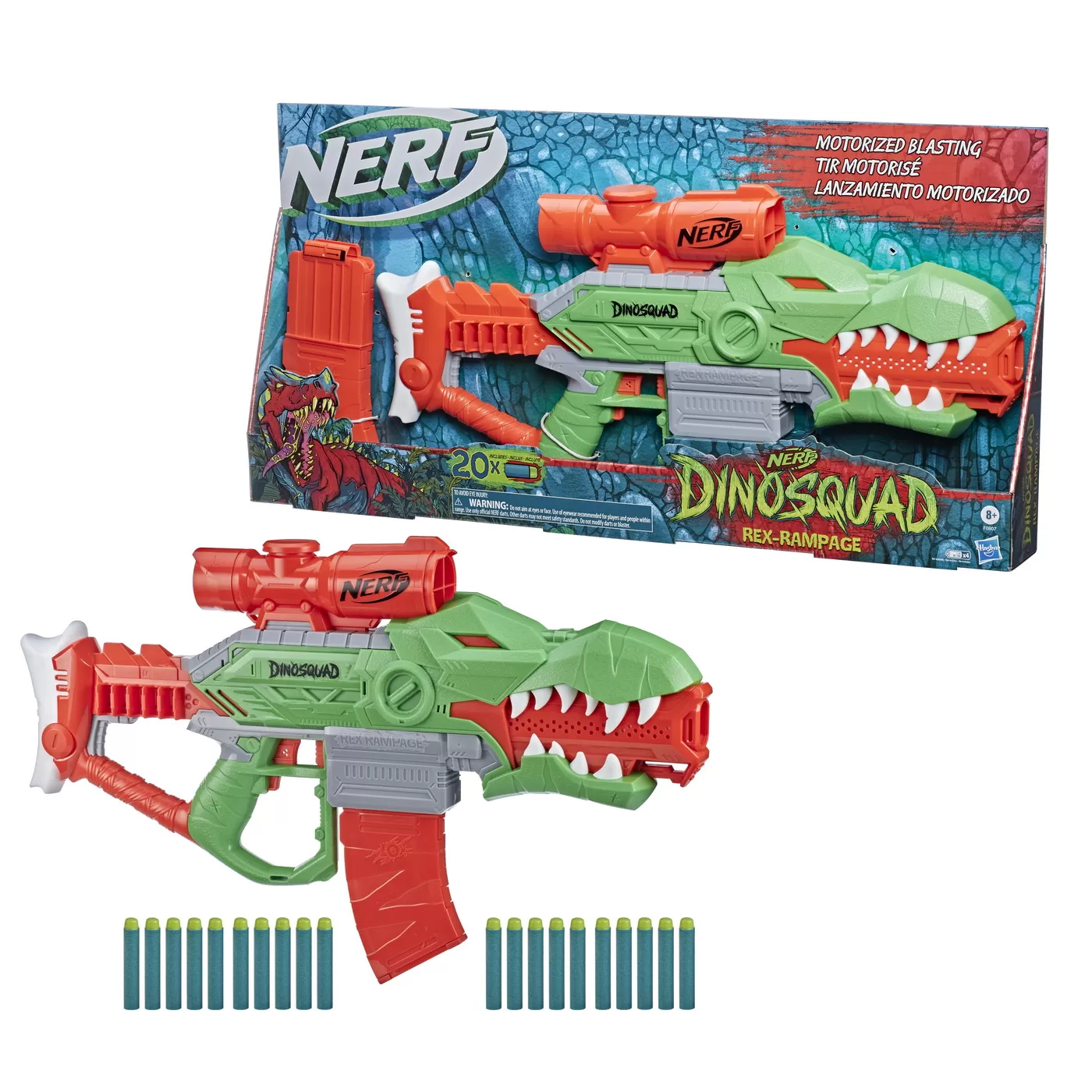 Nerf blaster, varsta de la 8 ani la +15 ani [4]