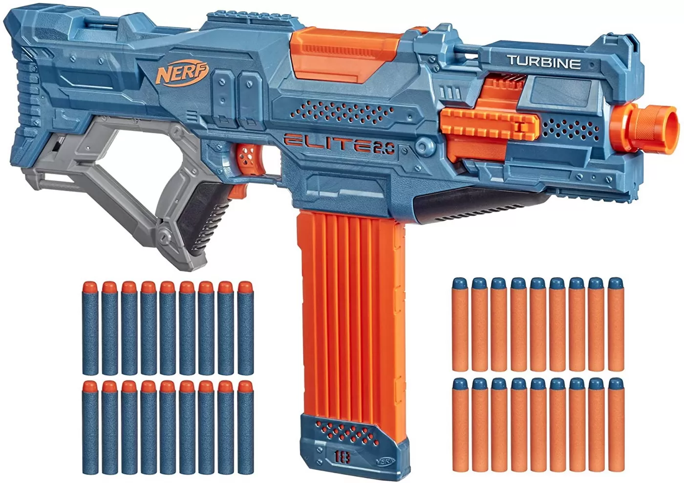 Nerf blaster elite 2.0 turbine cs-18, varsta de la 8 ani la +15 ani [2]