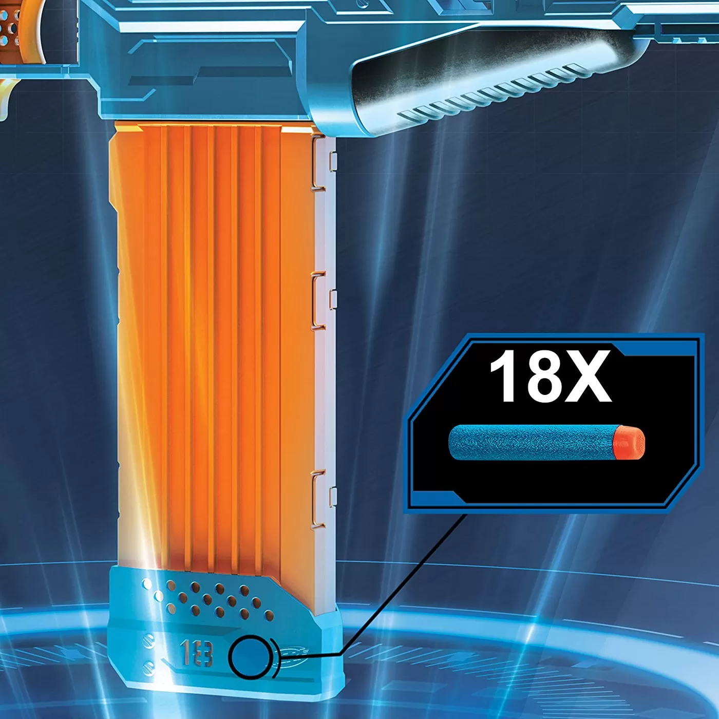 Nerf blaster elite 2.0 turbine cs-18, varsta de la 8 ani la +15 ani [5]
