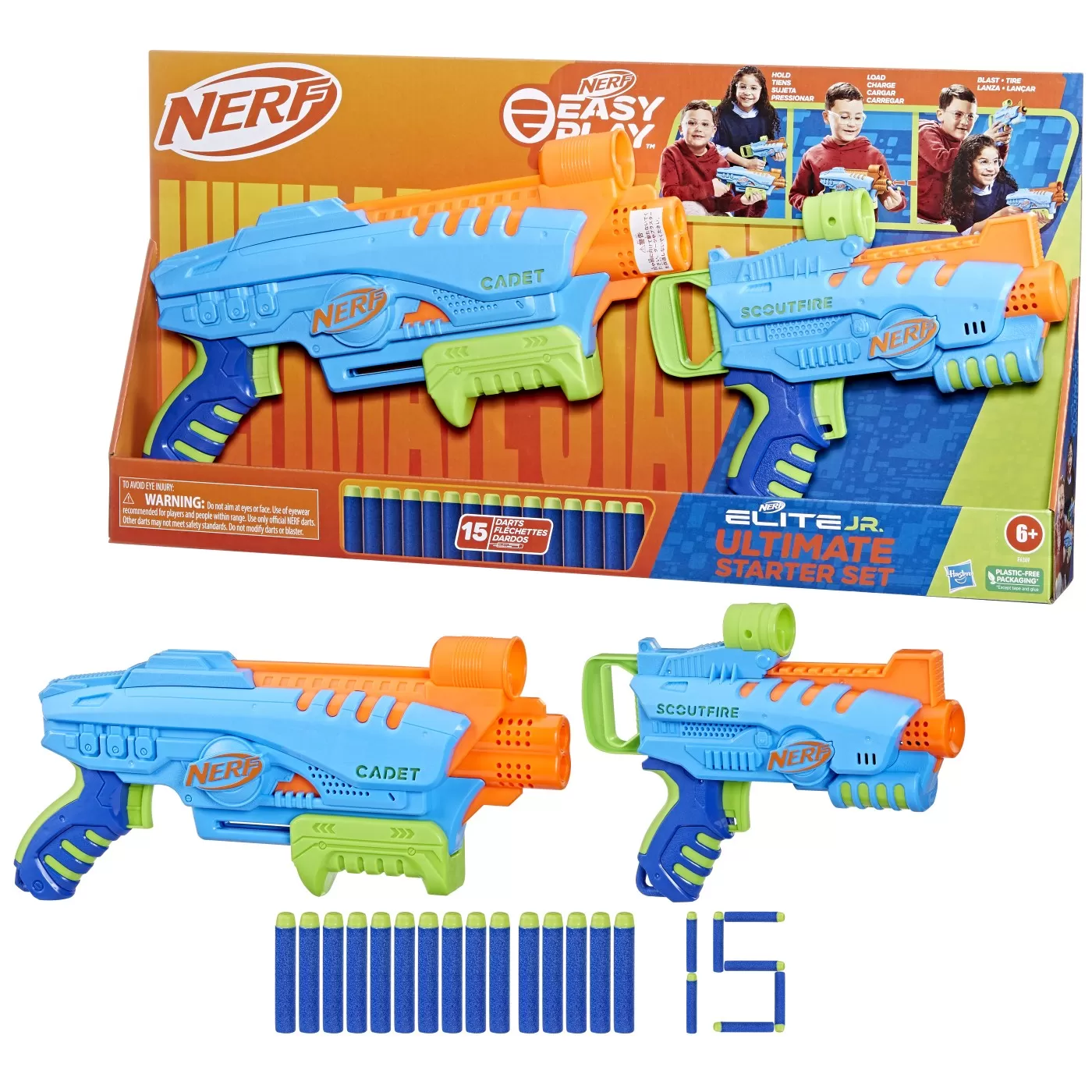 Nerf blaster elite jr ultimate set starter, varsta de la 6 ani la 12 ani [4]