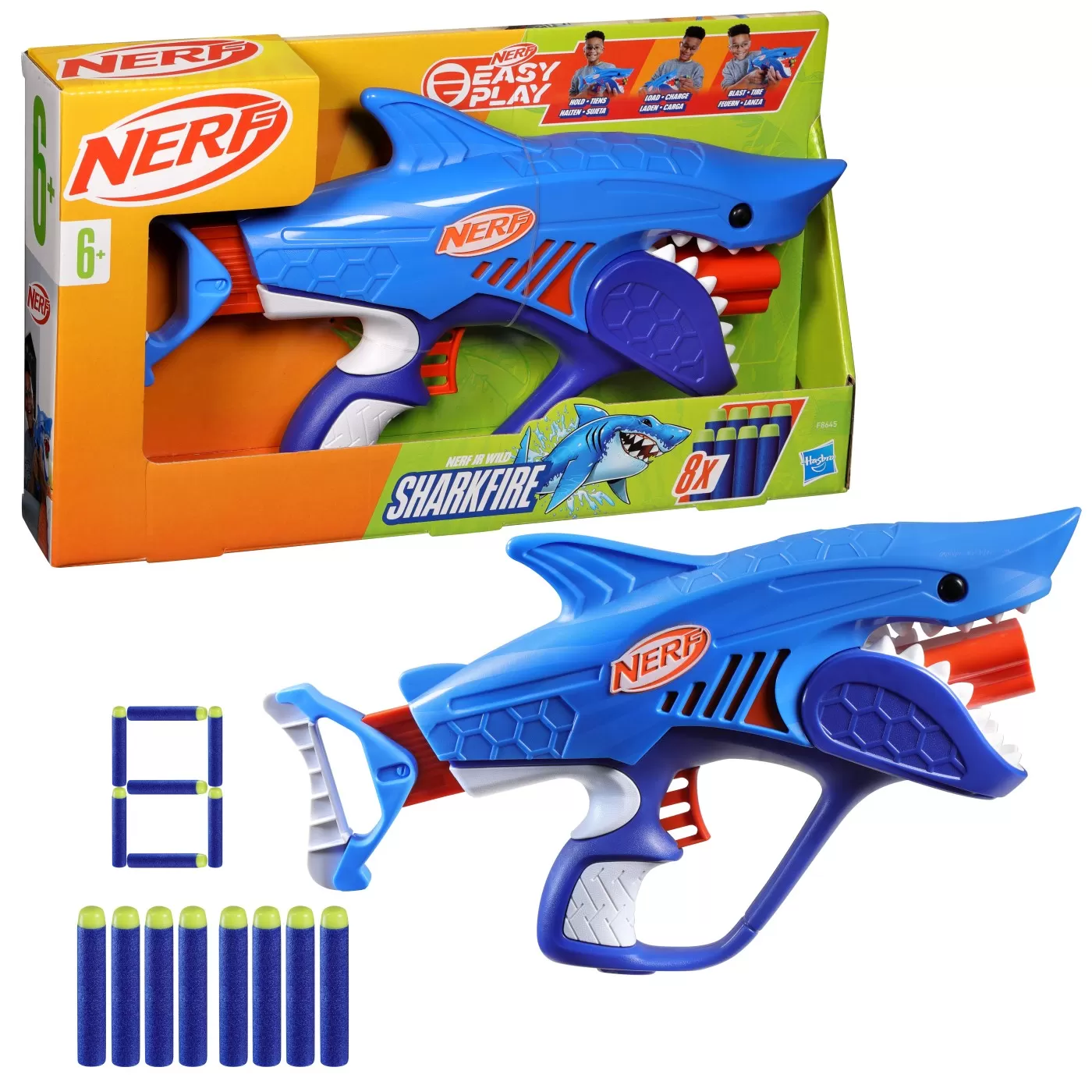 Nerf blaster jr wild sharkfire, varsta de la 6 ani la 12 ani [6]