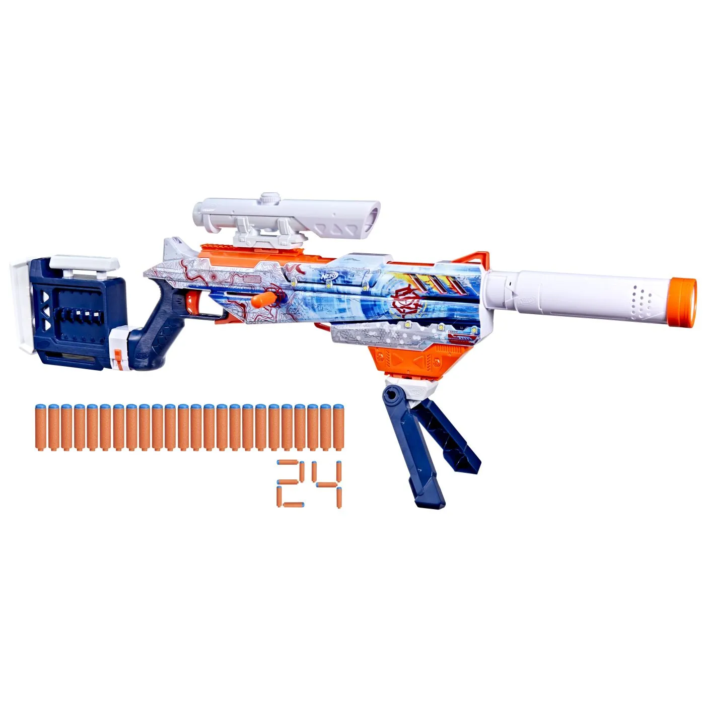 Nerf blaster loadout arctic zerostriker, copii varsta 8 ani pana la +15 ani [2]