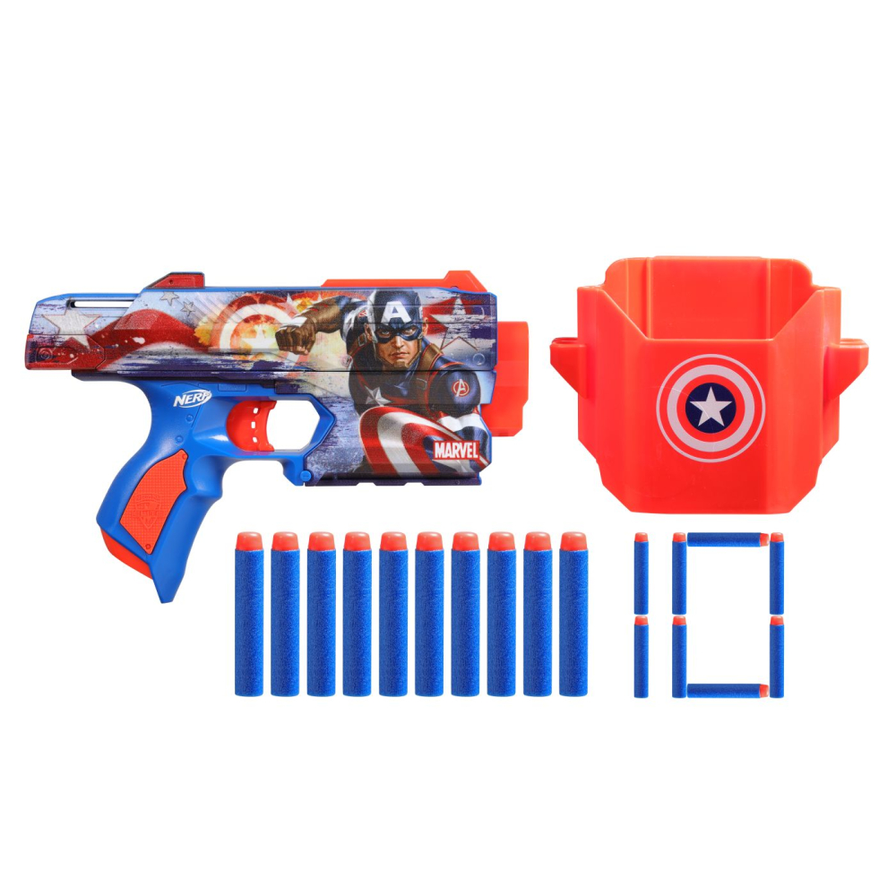 Nerf blaster marvel captain america copii varsta 8 ani - 13 ani [2]