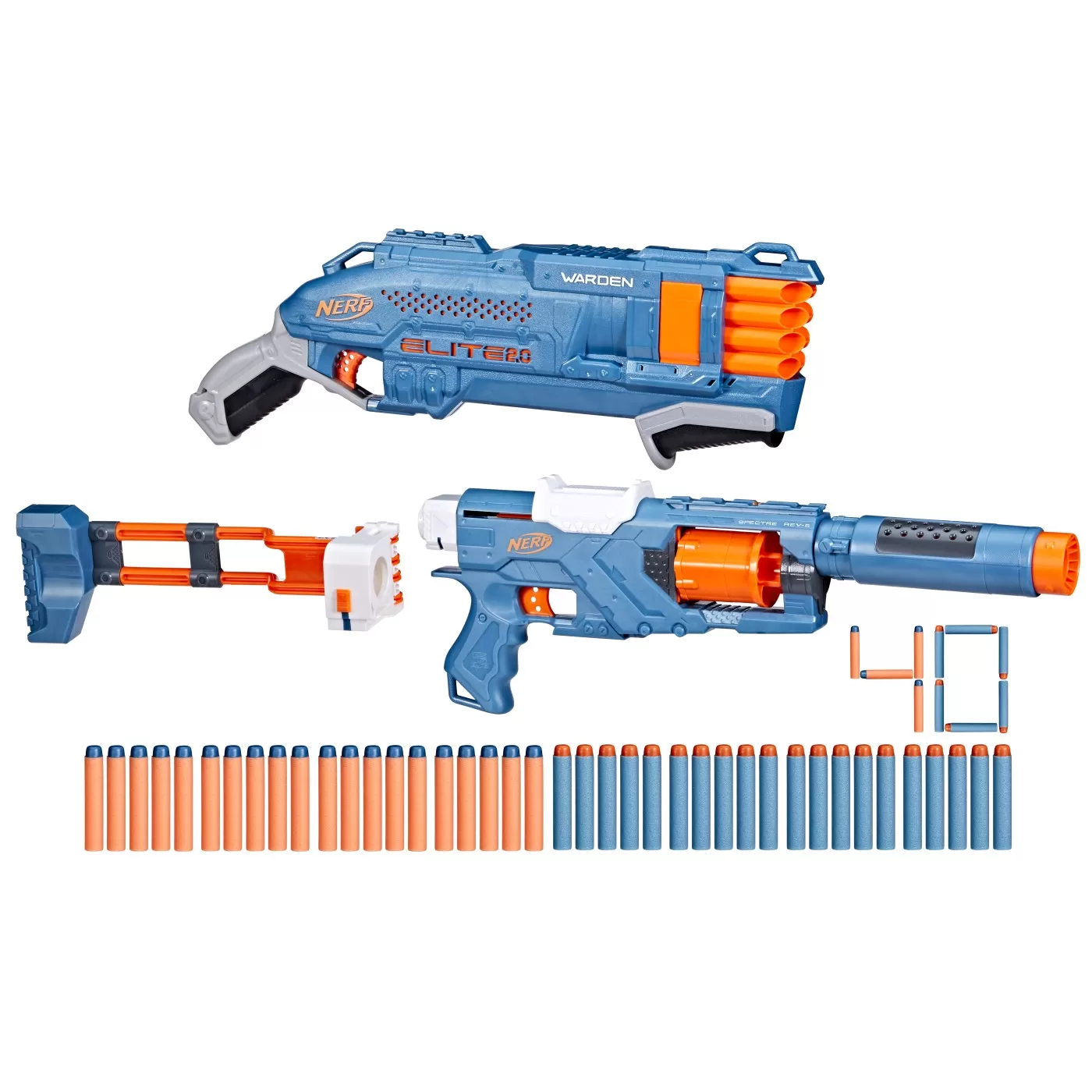 Nerf blaster set duble defense elite 2.0, varsta de la 8 ani la +15 ani [2]