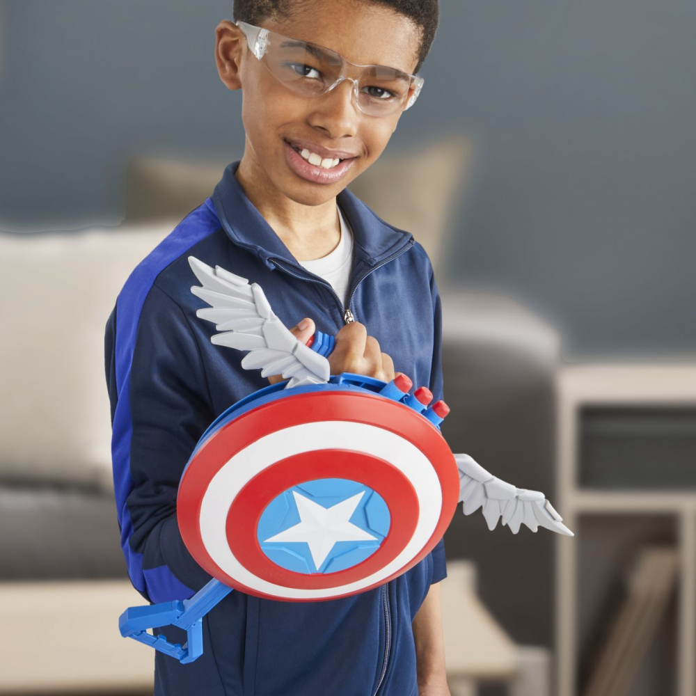 Nerf blaster skyshot captain america brave new world, varsta de la 5 ani la 12 ani [6]