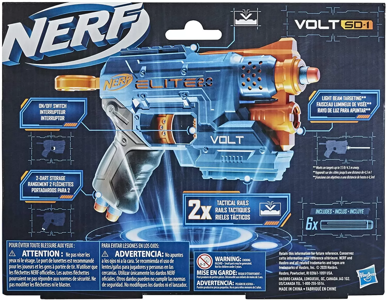 nerf elite 2.0 blaster volt sd1, varsta de la 8 ani la +15 ani [3]