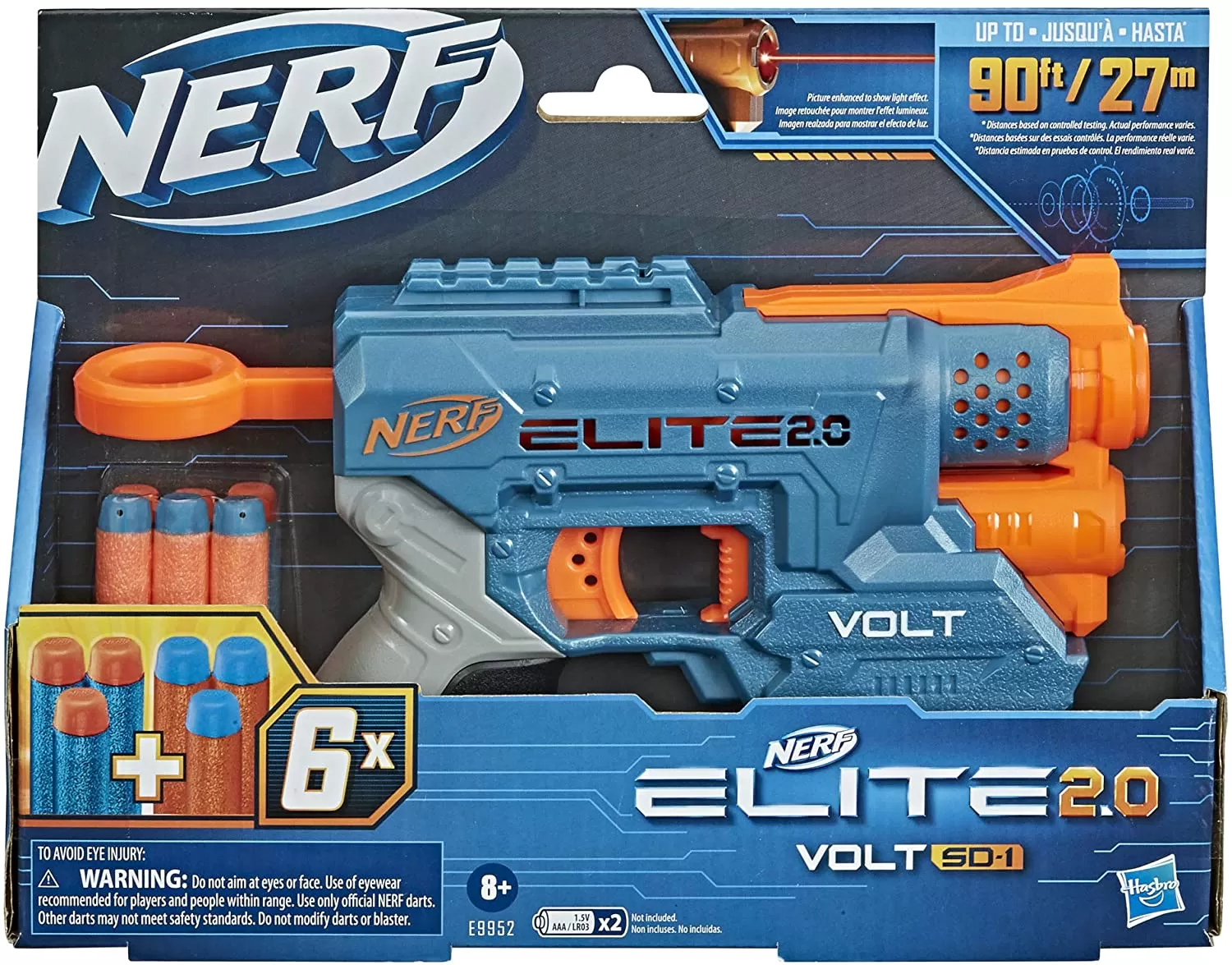 nerf elite 2.0 blaster volt sd1, varsta de la 8 ani la +15 ani [1]