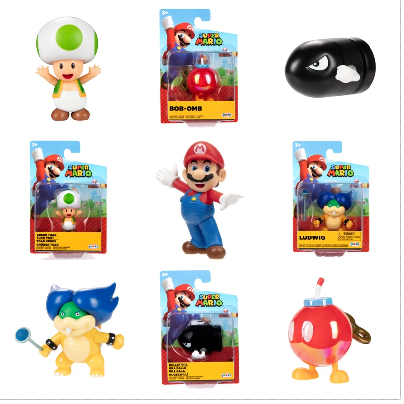 Nintendo Mario - Figurina articulata, 6 cm, Seria 31 varsta 3-5 ani ,5-7 ani ,7-9 ani, Baieti [1]