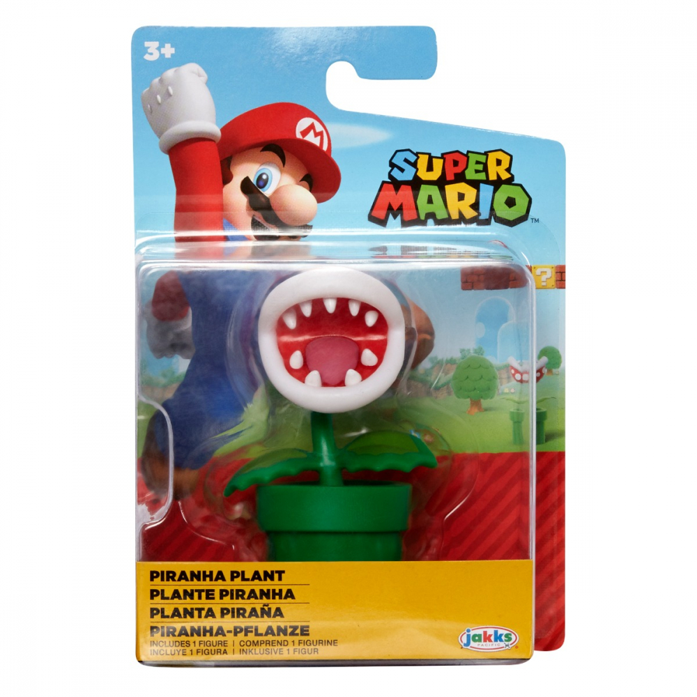 Nintendo Mario - Figurina Piranha Plant, 6 cm varsta 3-5 ani ,5-7 ani ,7-9 ani, Baieti [1]