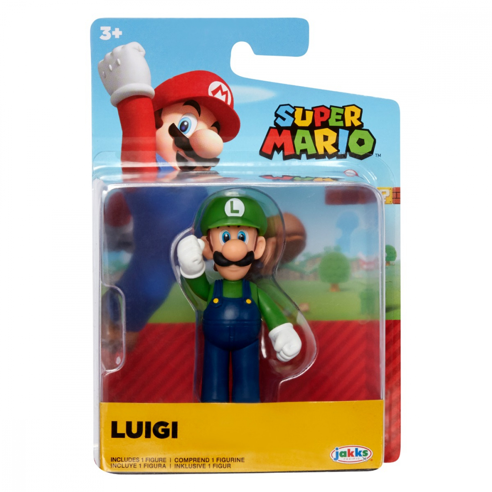 Nintendo Mario - Figurina Standing, Luigi, 6 cm varsta 3-5 ani ,5-7 ani ,7-9 ani, Baieti [1]