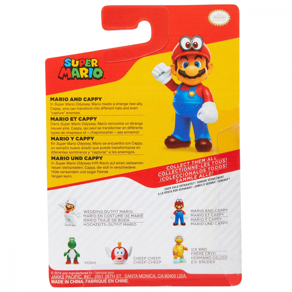 Nintendo Mario - Figurina Standing, Mario, 6 cm varsta 3-5 ani ,5-7 ani ,7-9 ani, Baieti [6]