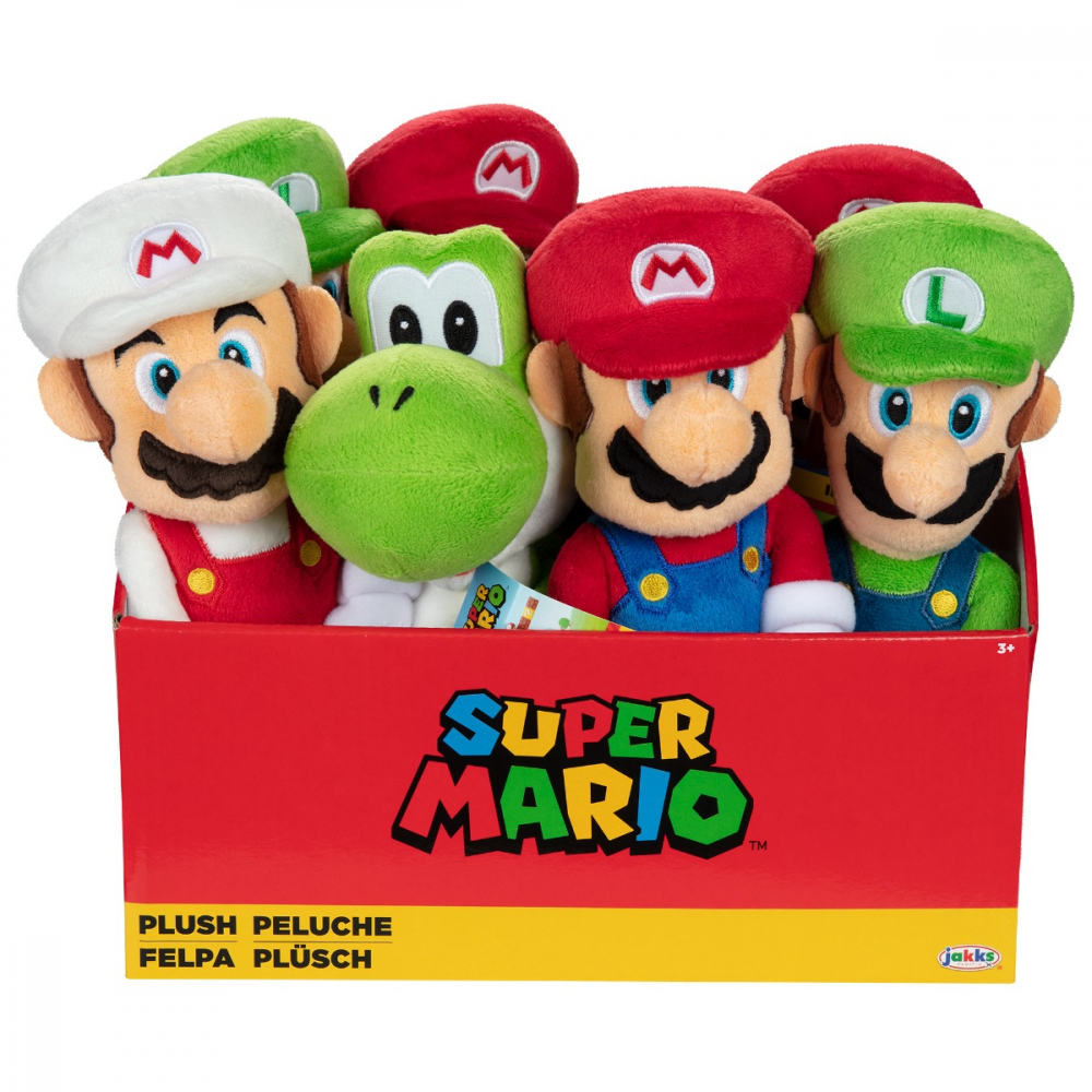Nintendo Mario - Jucarie de plus, 20 cm, S1, diverse personaje varsta 3-5 ani ,5-7 ani ,7-9 ani ,, Unisex [1]