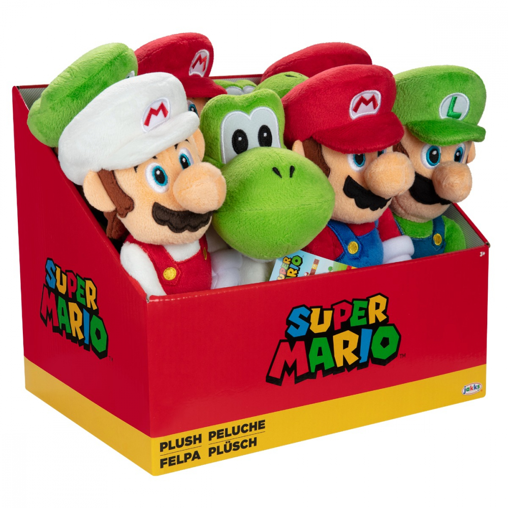 Nintendo Mario - Jucarie de plus, 20 cm, S1, diverse personaje varsta 3-5 ani ,5-7 ani ,7-9 ani ,, Unisex [2]
