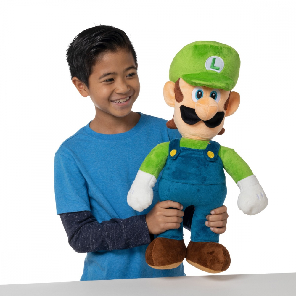 Nintendo Mario - Jucarie de plus, Luigi, 50 cm varsta 3-5 ani ,5-7 ani ,7-9 ani ,, Unisex [5]