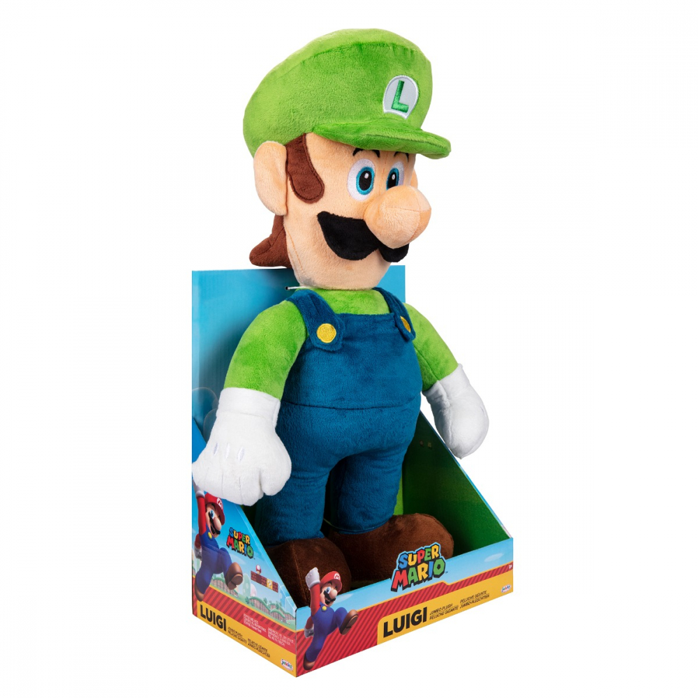 Nintendo Mario - Jucarie de plus, Luigi, 50 cm varsta 3-5 ani ,5-7 ani ,7-9 ani ,, Unisex [1]