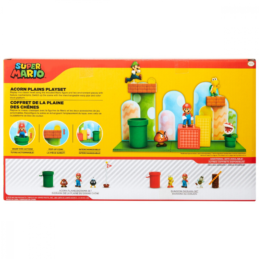 Nintendo Mario - Set de joaca Campie de ghinde cu figurina, 6 cm varsta 3-5 ani ,5-7 ani ,7-9 ani, Baieti [2]