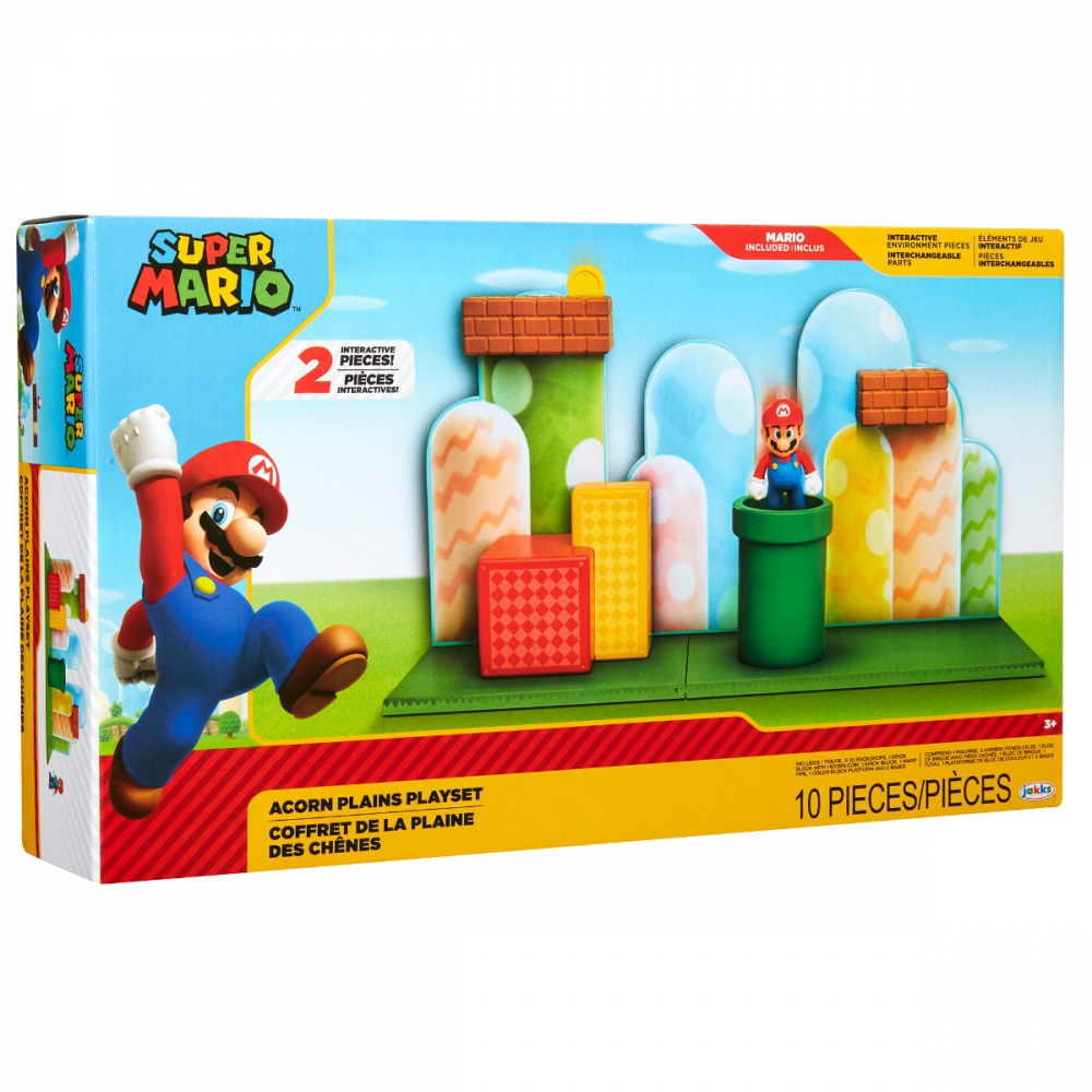 Nintendo Mario - Set de joaca Campie de ghinde cu figurina, 6 cm varsta 3-5 ani ,5-7 ani ,7-9 ani, Baieti [1]