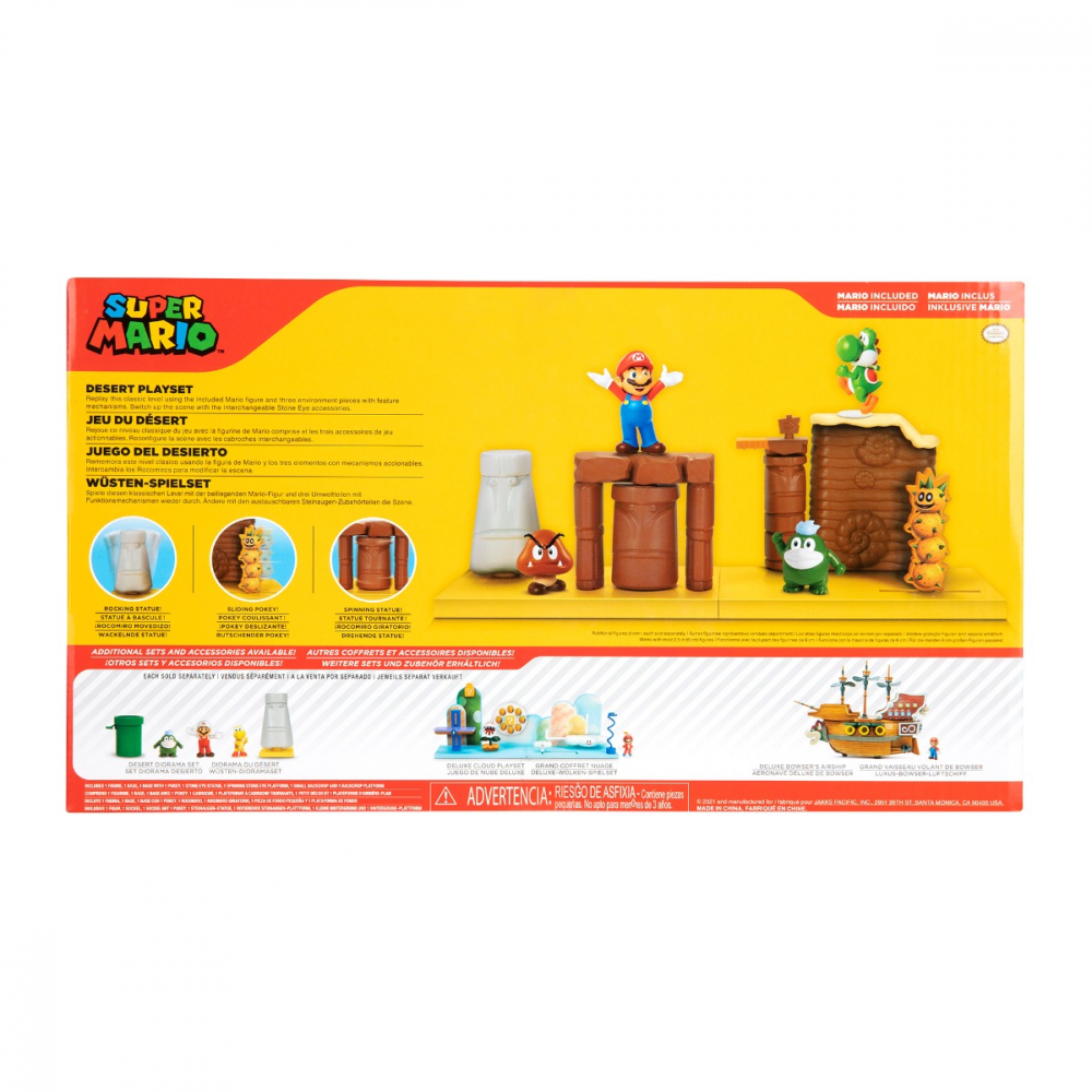 Nintendo Mario - Set de joaca Desert cu figurina, 6 cm varsta 3-5 ani ,5-7 ani ,7-9 ani, Baieti [3]