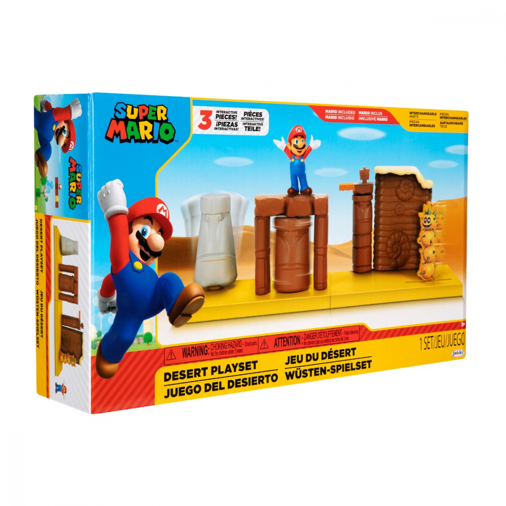 Nintendo Mario - Set de joaca Desert cu figurina, 6 cm varsta 3-5 ani ,5-7 ani ,7-9 ani, Baieti [1]