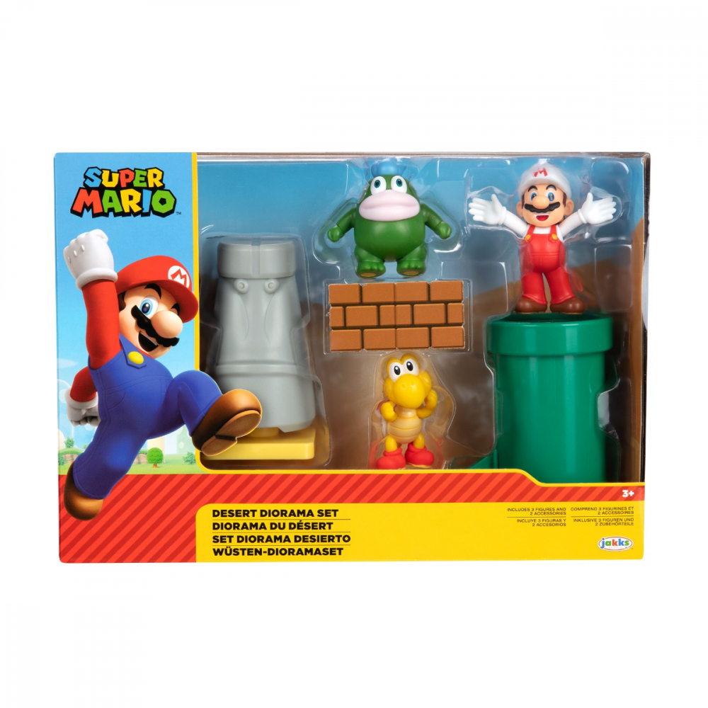 Nintendo Mario - Set diorama Desert cu figurina, 6 cm varsta 3-5 ani ,5-7 ani ,7-9 ani, Baieti [1]
