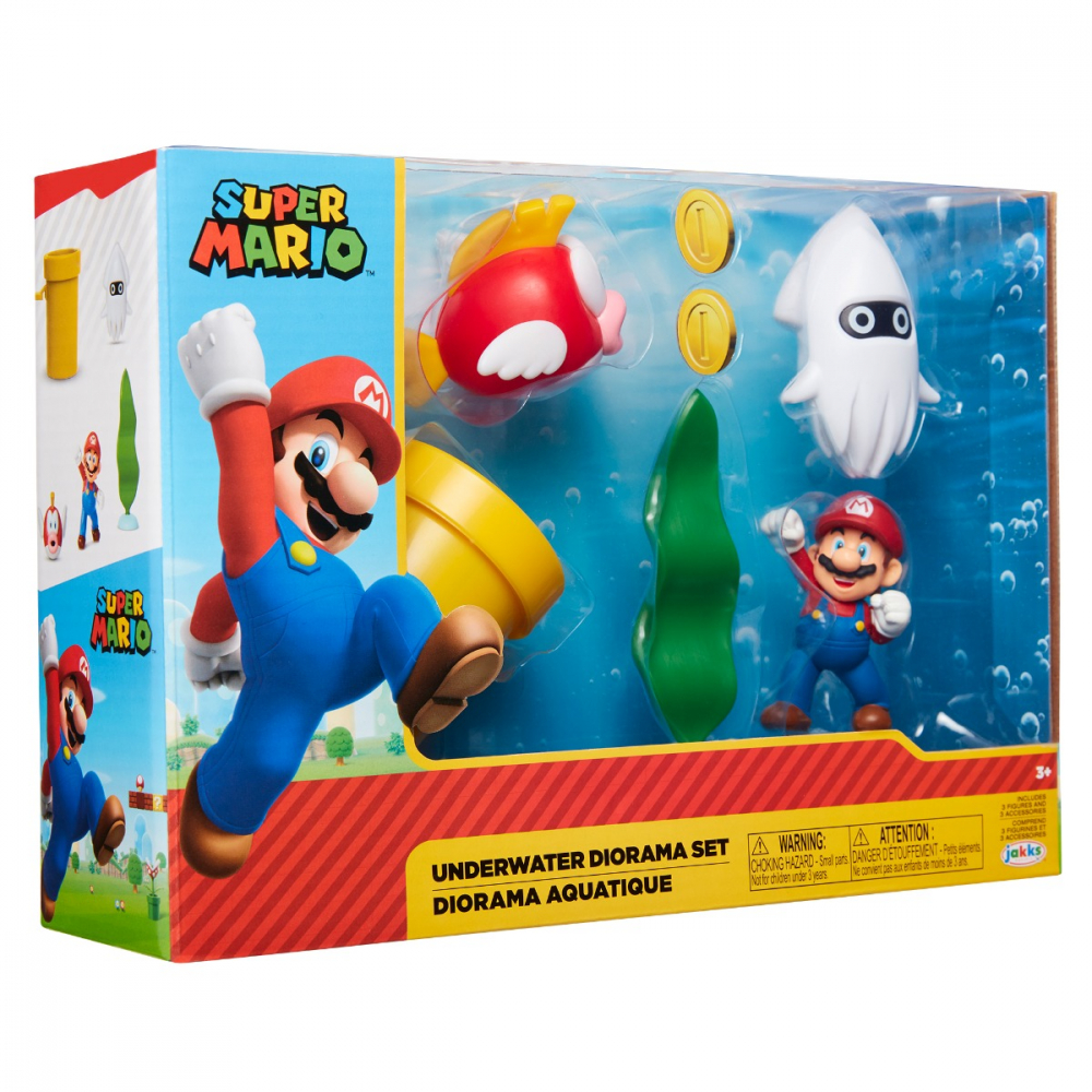 Nintendo Mario - Set diorama Subacvatic cu figurina, 6 cm varsta 3-5 ani ,5-7 ani ,7-9 ani, Baieti [1]