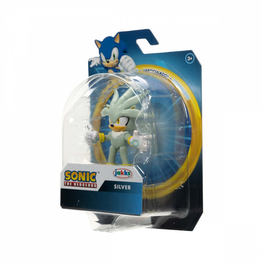 Nintendo Sonic - Figurina, 6 cm, Modern Silver Sonic, S13 varsta 3-5 ani ,5-7 ani ,7-9 ani ,, Baieti [7]