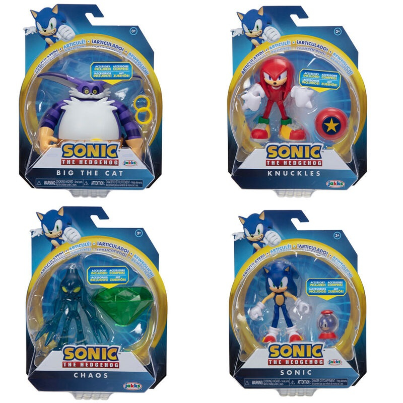 Nintendo Sonic - Figurina articulata, 10 cm, diverse personaje, S11 varsta 3-5 ani ,5-7 ani ,7-9 ani, Baieti [1]