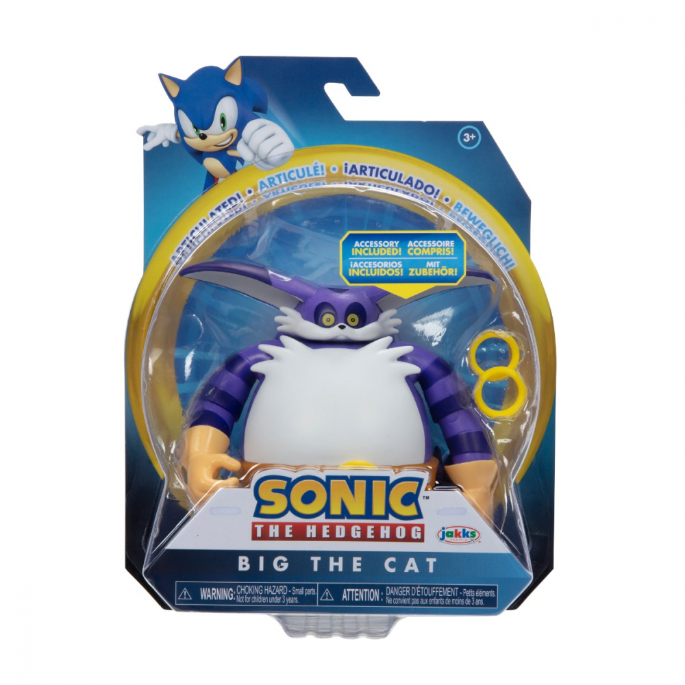 Nintendo Sonic - Figurina articulata, 10 cm, diverse personaje, S11 varsta 3-5 ani ,5-7 ani ,7-9 ani, Baieti [9]