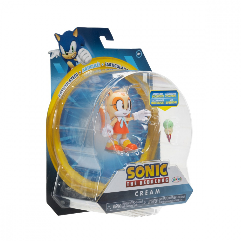 Nintendo Sonic - Figurina articulata, 10 cm, Modern Cream W Ring, S13 varsta 3-5 ani ,5-7 ani ,7-9 ani ,, Baieti [6]