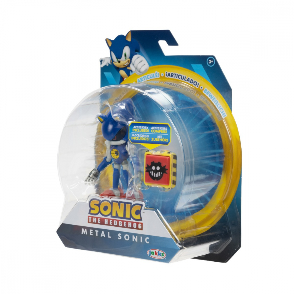 Nintendo Sonic - Figurina articulata, 10 cm, Modern Metal Sonic, S13 varsta 3-5 ani ,5-7 ani ,7-9 ani ,, Baieti [6]