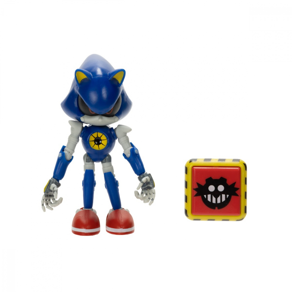 Nintendo Sonic - Figurina articulata, 10 cm, Modern Metal Sonic, S13 varsta 3-5 ani ,5-7 ani ,7-9 ani ,, Baieti [2]