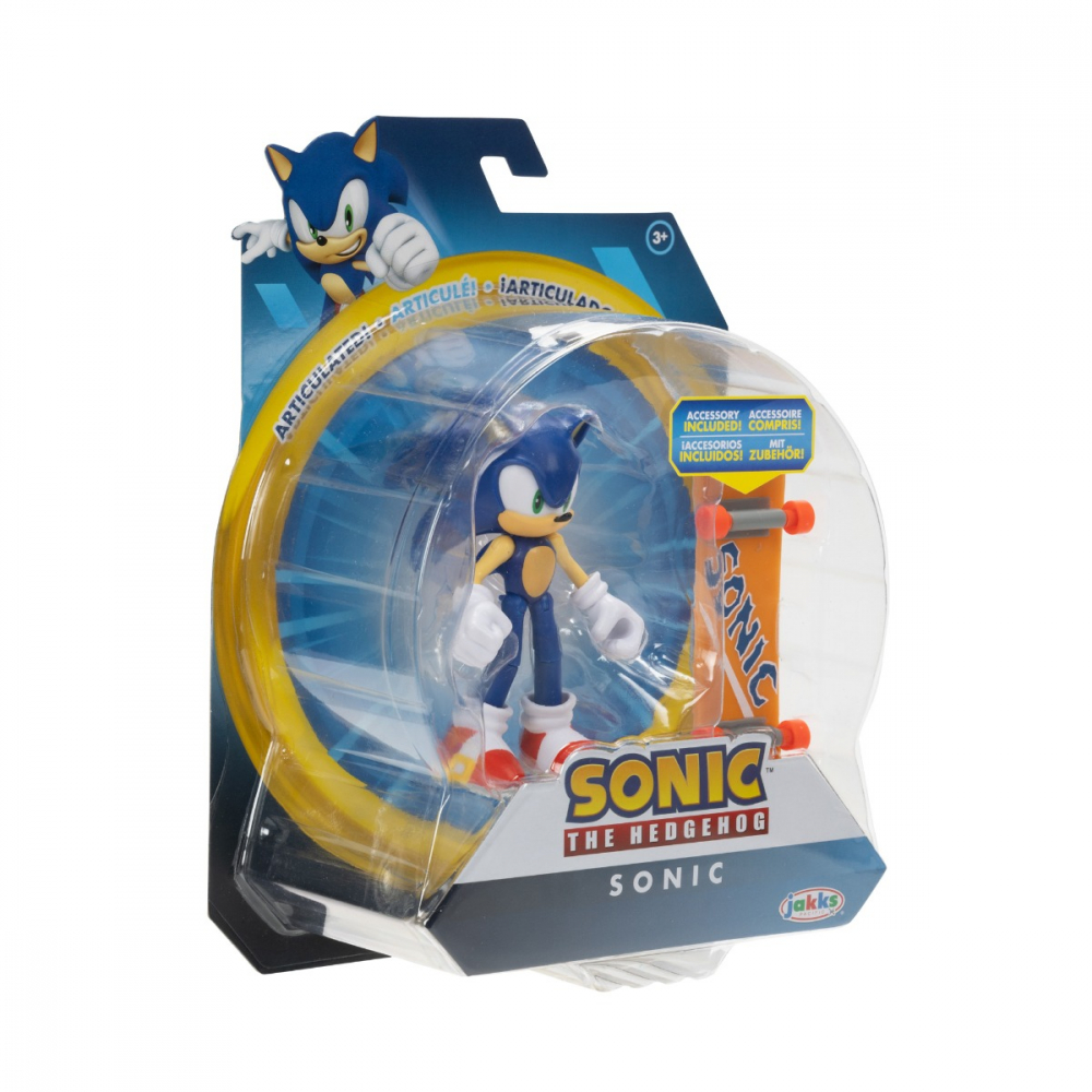 Nintendo Sonic - Figurina articulata, 10 cm, Modern Sonic, S13 varsta 3-5 ani ,5-7 ani ,7-9 ani ,, Baieti [6]
