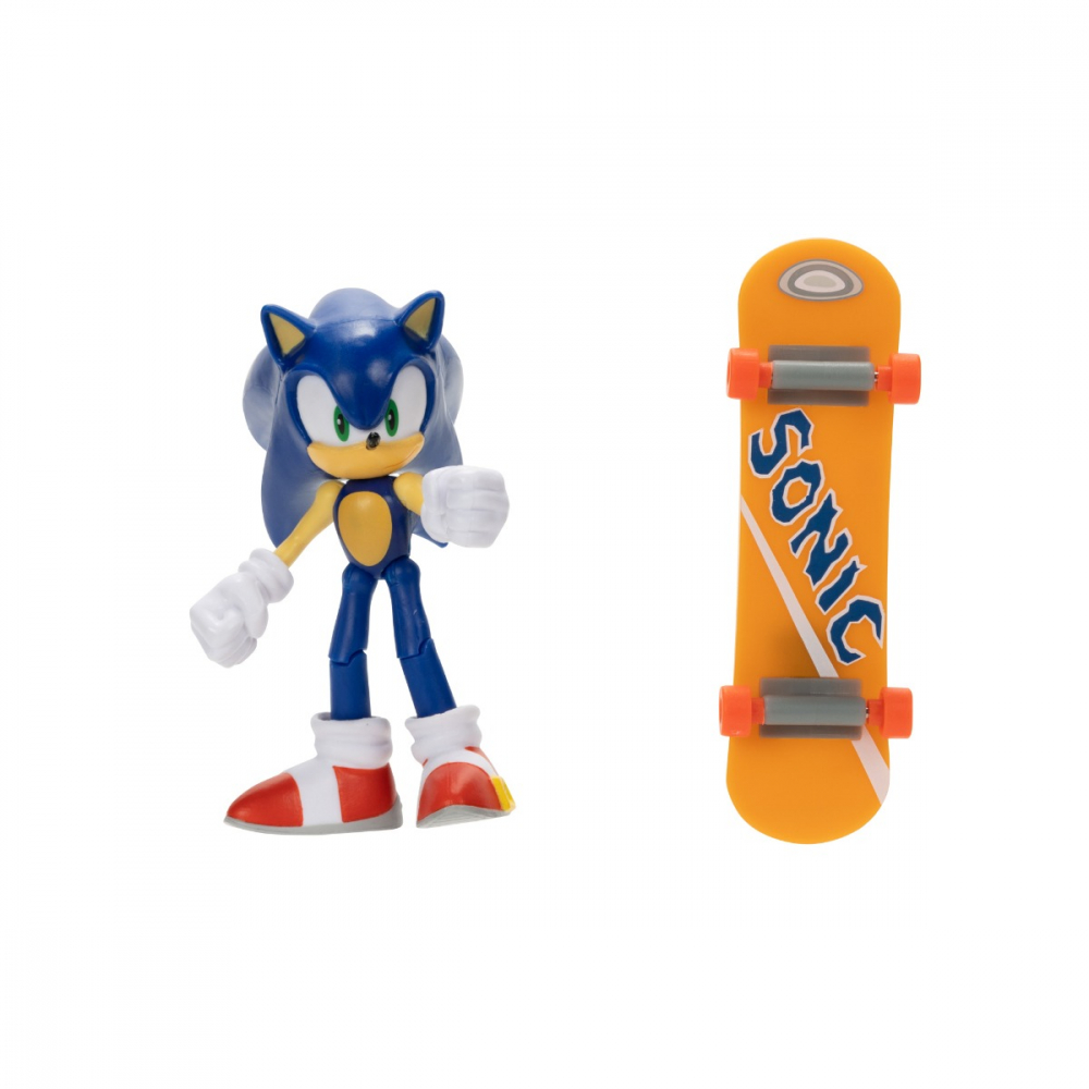 Nintendo Sonic - Figurina articulata, 10 cm, Modern Sonic, S13 varsta 3-5 ani ,5-7 ani ,7-9 ani ,, Baieti [4]
