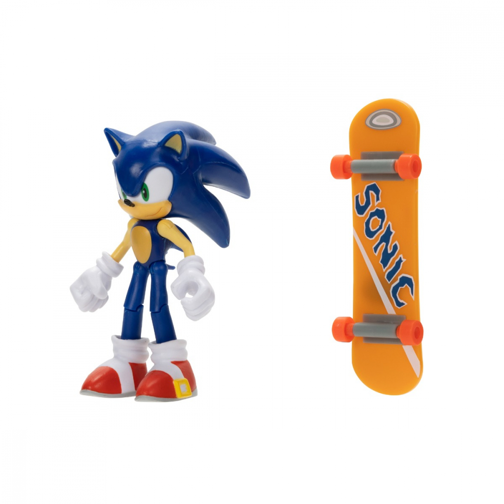 Nintendo Sonic - Figurina articulata, 10 cm, Modern Sonic, S13 varsta 3-5 ani ,5-7 ani ,7-9 ani ,, Baieti [3]