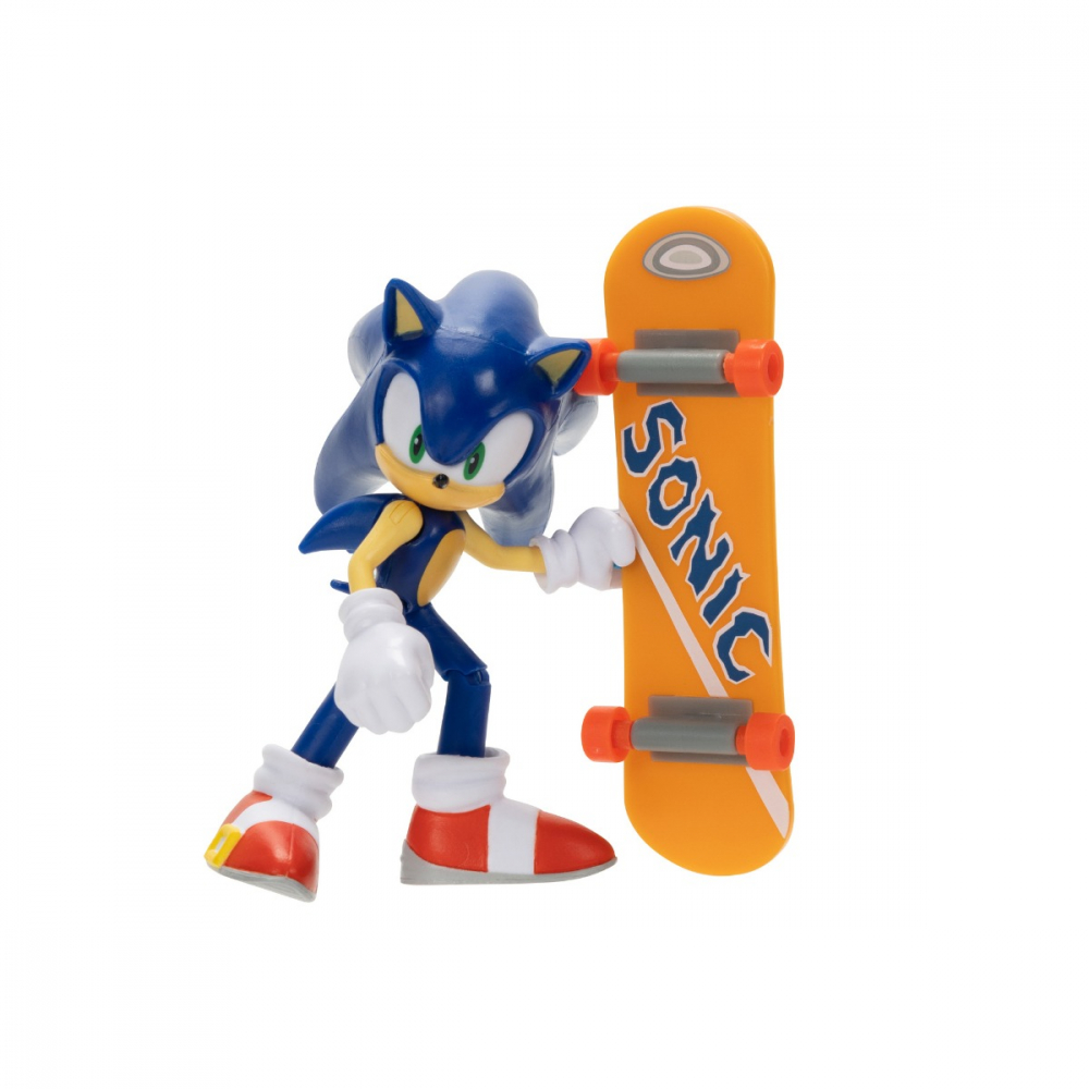 Nintendo Sonic - Figurina articulata, 10 cm, Modern Sonic, S13 varsta 3-5 ani ,5-7 ani ,7-9 ani ,, Baieti [2]
