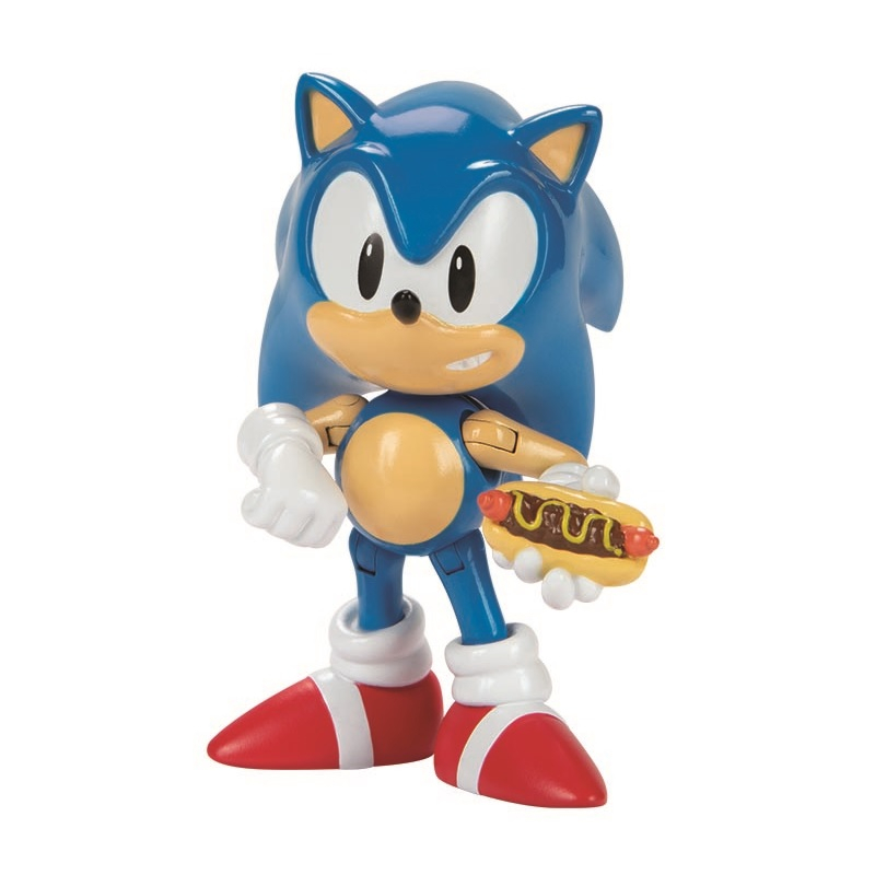 Nintendo Sonic - Figurina Classic Sonic cu Chili Dog, 6 cm, S12 varsta 3-5 ani ,5-7 ani ,7-9 ani, Baieti [1]