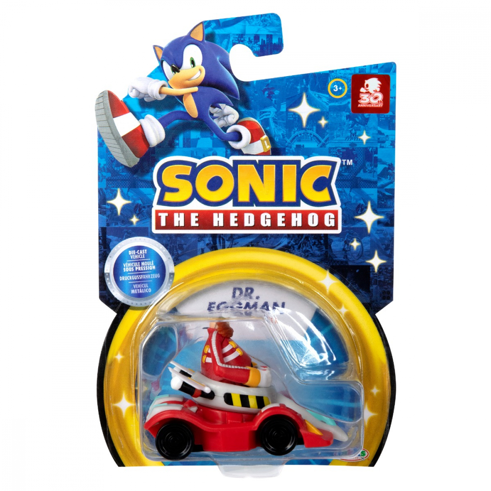 Nintendo Sonic - Mini kart, Dr. Eggman, 30 de ani Editie Aniversara Sonic varsta 3-5 ani ,5-7 ani ,7-9 ani, Baieti [1]