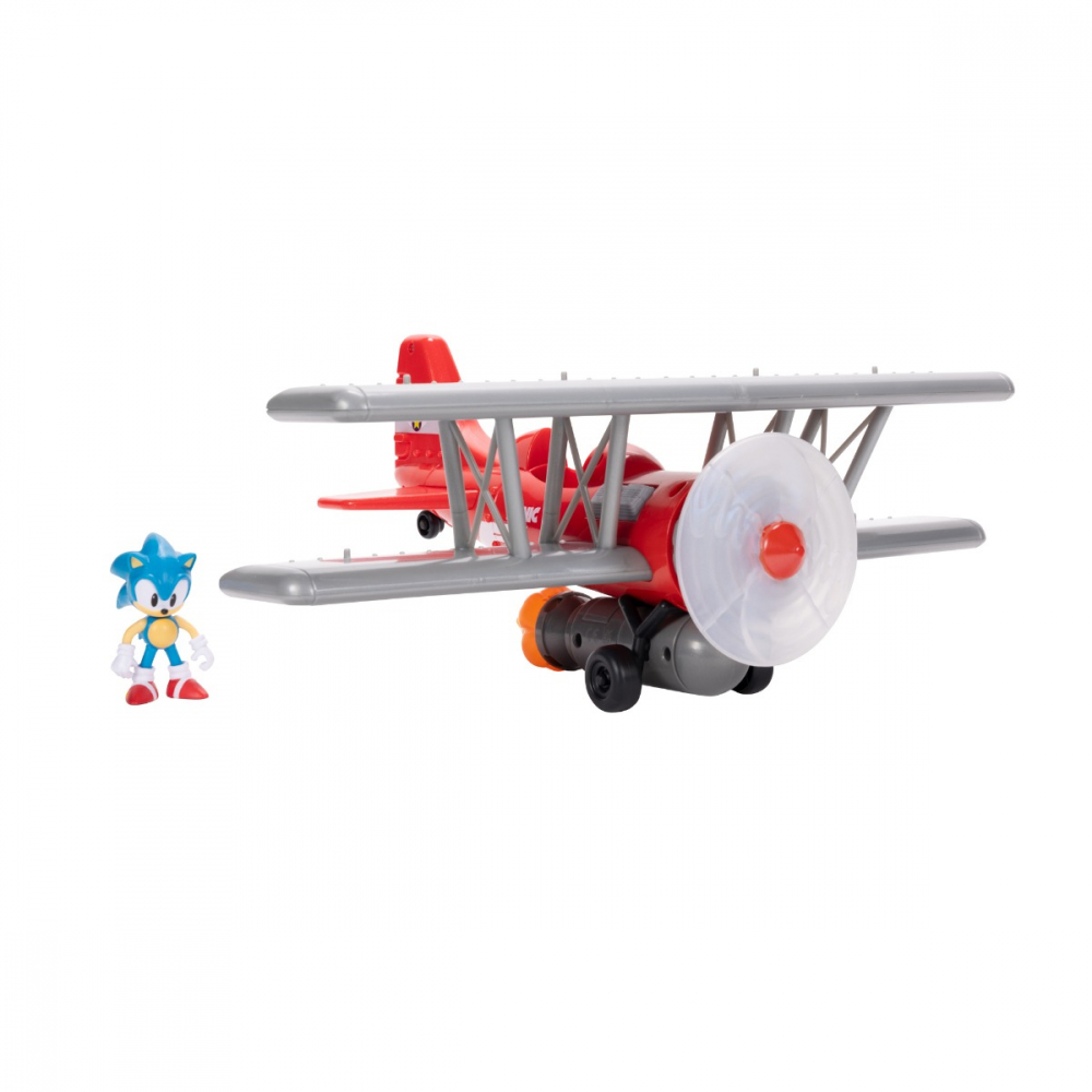 Nintendo Sonic -Â SetÂ deÂ joacaÂ avion cu luminiÂ siÂ sunete,Â figurinaÂ SonicÂ inclusa varsta 3-5 ani ,5-7 ani ,7-9 ani, Baieti [5]