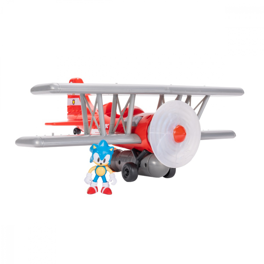 Nintendo Sonic -Â SetÂ deÂ joacaÂ avion cu luminiÂ siÂ sunete,Â figurinaÂ SonicÂ inclusa varsta 3-5 ani ,5-7 ani ,7-9 ani, Baieti [2]