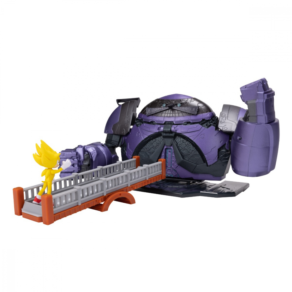 Nintendo Sonic - Set de lupta robot cu figurina exclusiva inclusa, Sonic Movie 2 varsta 3-5 ani ,5-7 ani ,7-9 ani, Baieti [7]