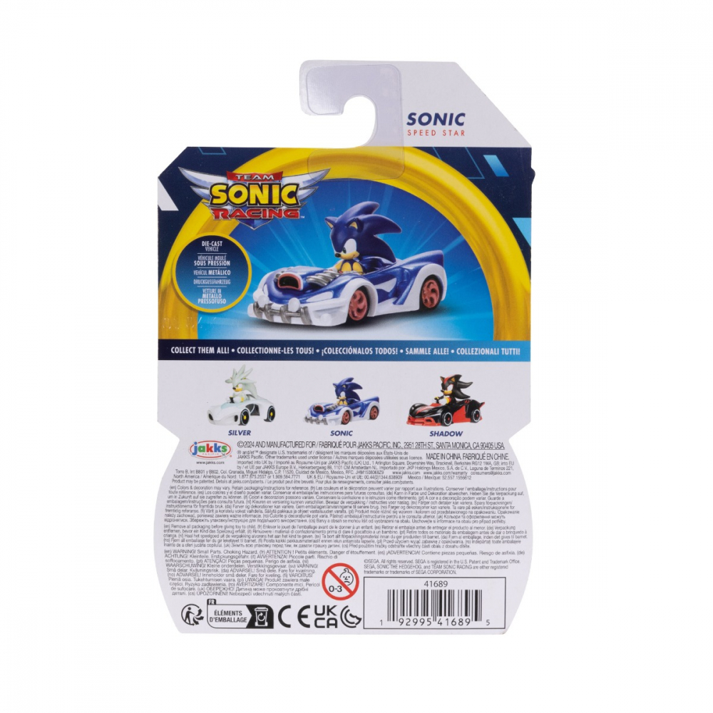 Nintendo Sonic - Vehicul din metal 1:64, diverse modele, S7 varsta 3-5 ani ,5-7 ani ,7-9 ani, Baieti [8]