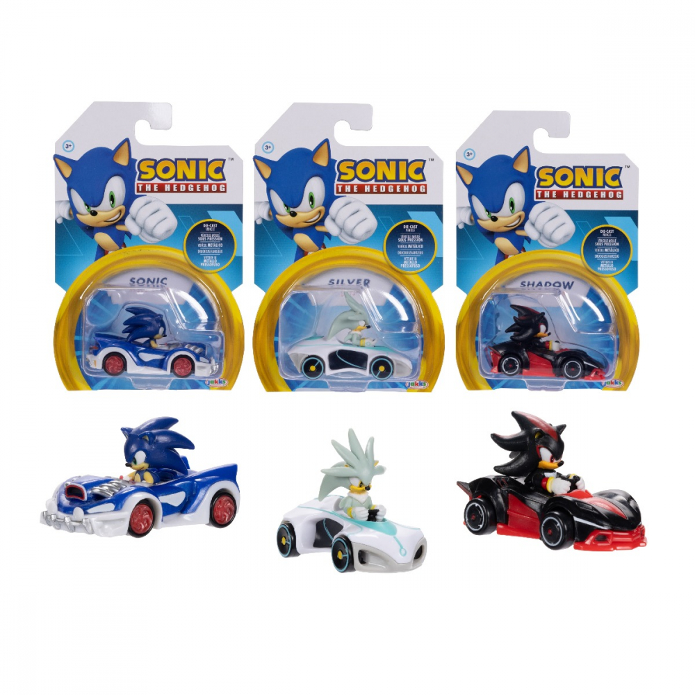 Nintendo Sonic - Vehicul din metal 1:64, diverse modele, S7 varsta 3-5 ani ,5-7 ani ,7-9 ani, Baieti [1]