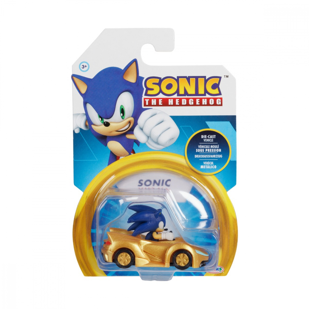 Nintendo Sonic - Vehicul din metal cu figurina 1:64, Sonic, S5 varsta 3-5 ani ,5-7 ani ,7-9 ani ,, Baieti [1]