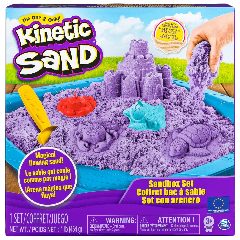 Nisip kinetic set complet mov 454 grame, varsta de la 3 ani la 12 ani [6]