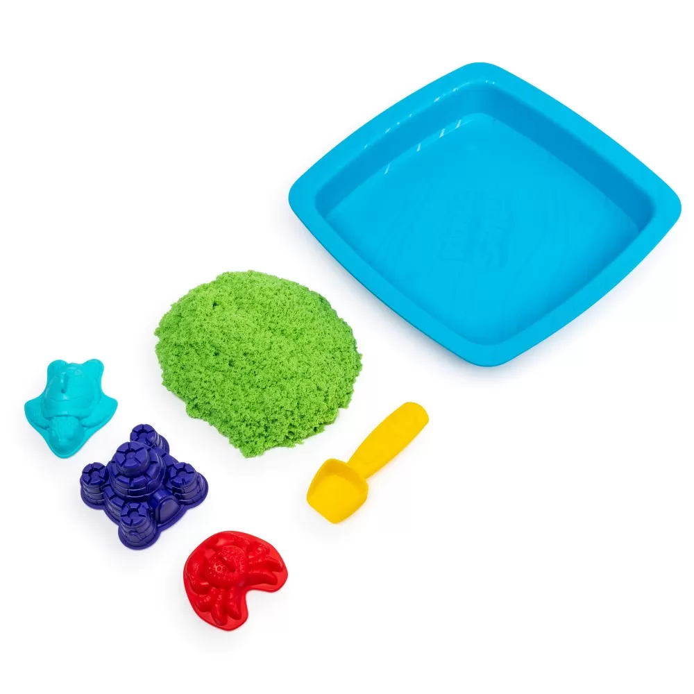 Nisip kinetic set complet verde 454 grame, varsta de la 3 ani la 12 ani [3]