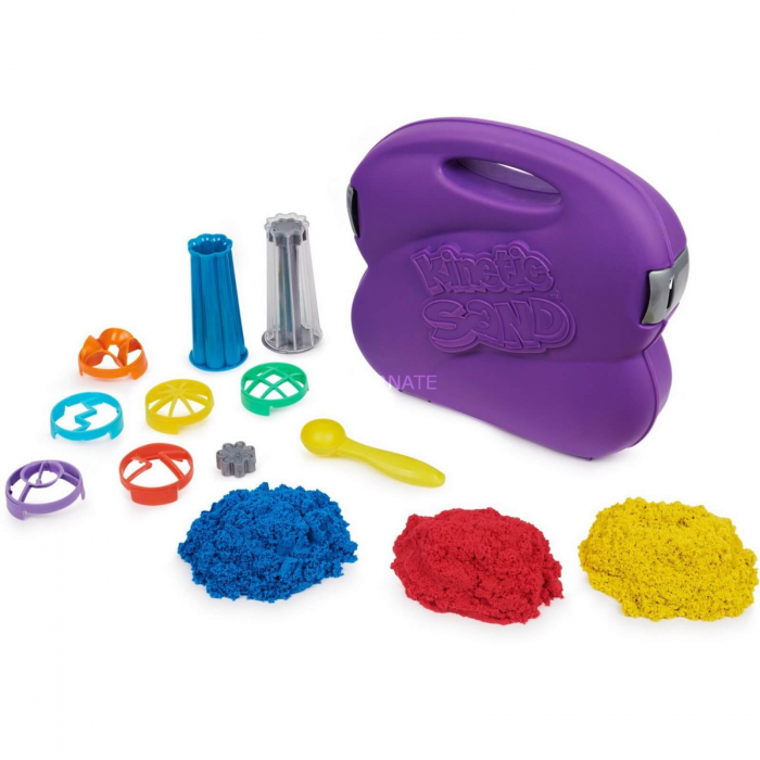 Nisip Kinetic - Set modelaj nisip colorat, Fantana de Nisip. [4]