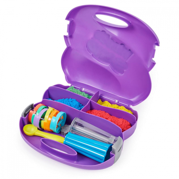 Nisip Kinetic - Set modelaj nisip colorat, Fantana de Nisip. [5]