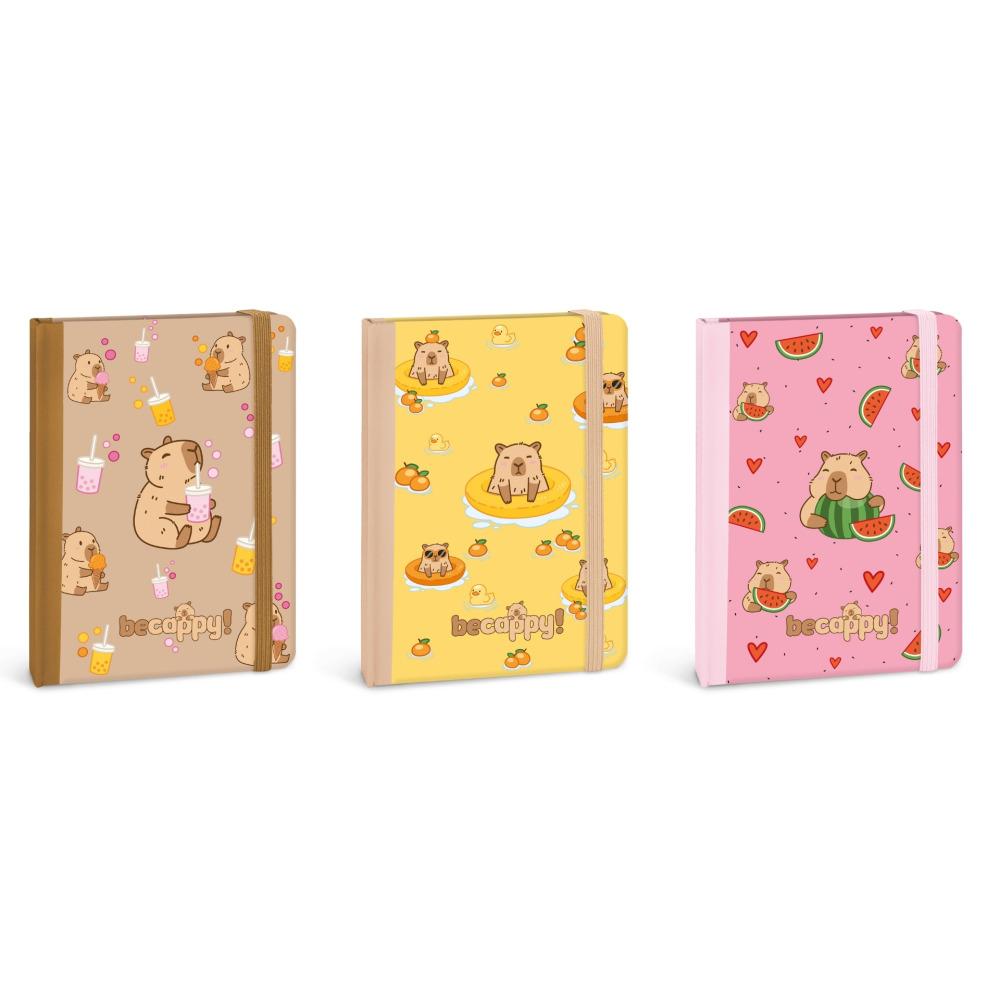 Notebook BeCappy Capibara – A6 cu 160 pagini punctate si decorate, pret/1 buc [2]