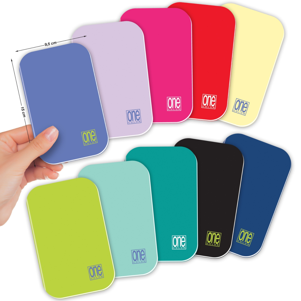Notebook cu coperta soft touch, 80 g/m2 (9.5x15 cm) [3]